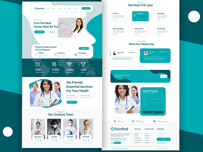 Doctors dirctory and book online Templates