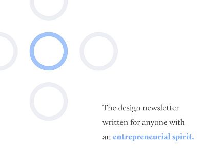 #1—Introducing Venture by Design banner blog blog design blog post business content content marketing entrepreneur newsletter newsletter design newsletter website