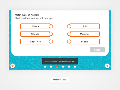 Line Matching Interaction answer education educators flow hmh interaction learn learning line matching nature program question school science students teachers ui user experience user interface ux