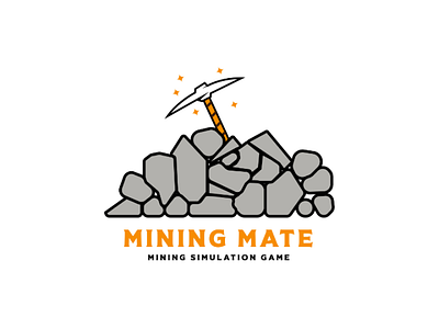 Mining mate simulation game logo brand branding designlogo graphicdesign graphicdesigner graphics illustrator logo logodesign logodesigner logodesigns logodesinger logoinspiration logoinspirations logologo logomaker logomark logos logotip logotype