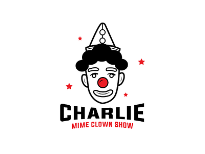 Charlie - mime clown show logo brand branding designlogo graphicdesign graphicdesigner graphics illustrator logo logodesign logodesigner logodesigns logodesinger logoinspiration logoinspirations logologo logomaker logomark logos logotip logotype