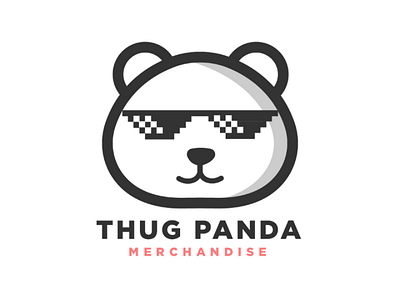 Thug panda logo