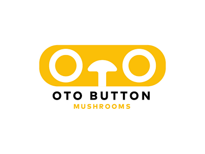 OTO button mushrooms logo