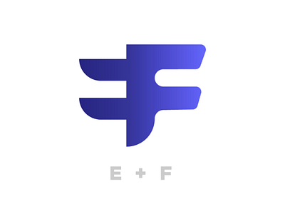 E + F negative space logo brand branding designlogo graphicdesign graphicdesigner graphics illustrator logo logodesign logodesigner logodesigns logodesinger logoinspiration logoinspirations logologo logomaker logomark logos logotip logotype