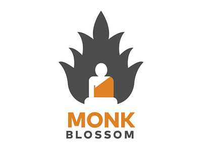 Monk blossom logo brand branding designlogo graphicdesign graphicdesigner graphics illustrator logo logodesign logodesigner logodesigns logodesinger logoinspiration logoinspirations logologo logomaker logomark logos logotip logotype