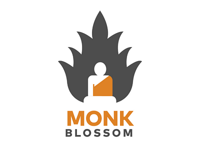 Monk blossom logo