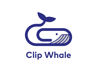 Clip whale logo