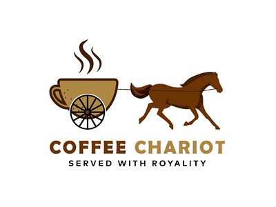 Coffee chariot logo