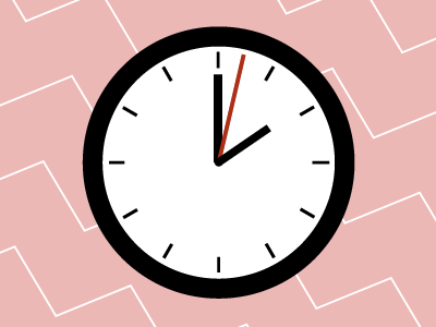MNML Thing - Clock clock design illustration minimal minimalism pattern