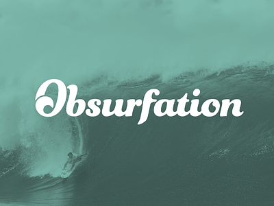 Obsurfation App Logo app logo obsurfation script startup surfing wave