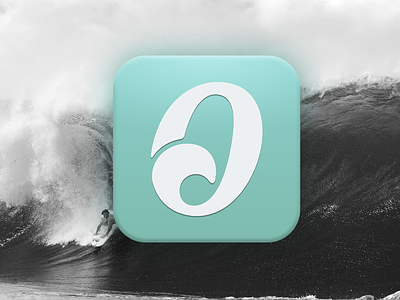 Obsurfation App Icon app icon logo obsurfation ocean surf surfing wave