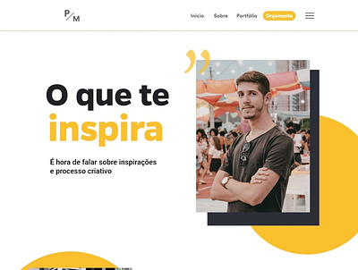 Simulação - Landing Page inspiration interface landing page ui web