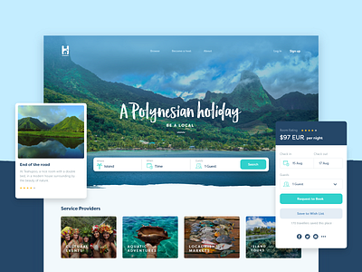 Holinesian Bnb Brand and Website