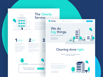 Cleanly Brochure Website