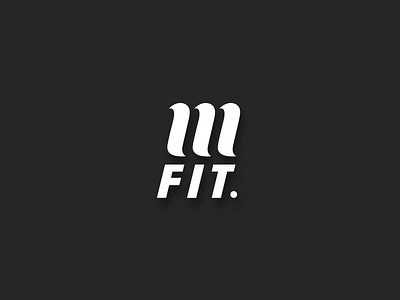 MFIT Logo black and white brand circle logo clean clothing brand health illustration logo m letter logo mfit mindful movement modern river river digital strategy wellbeing womens day