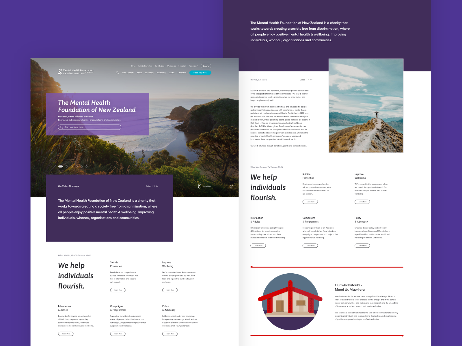 Mental Health Foundation site by RIVER Your digital growth partner on Dribbble