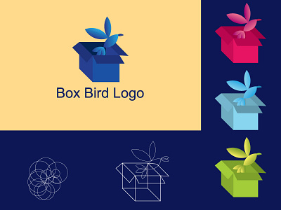 box bird abstractk logo clean logo creative logo graphicdesign logo 2020 minimalalist minimalist logo new logo unique logo