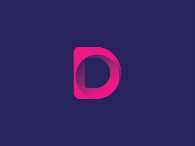 d letter logo