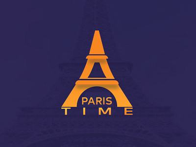 paris time creative logo design graphicdesign illustration logo 2020 minimalist logo new logo unique unique logo