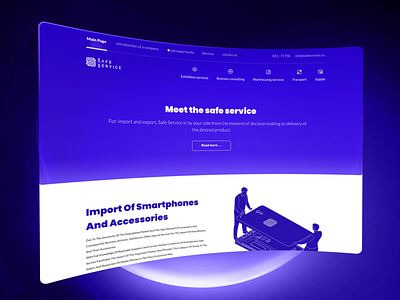 SafeService Website about us design figma safe website safesevice service ui uiux web website