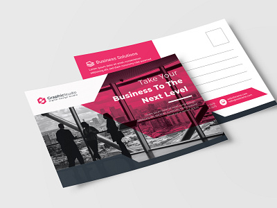 Post Card Template Design b graphic design template