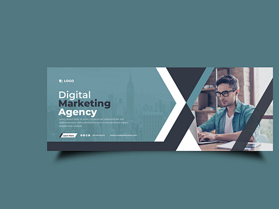 Marketing Facebook cover Design - Web banner digital post