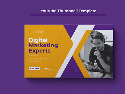 Youtube Video Thumbnail and Web Banner Template