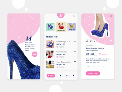 Women Shoes Mobile App UX-UI Design app design design mobile app mobile app design mobile ui product design shoe shopping ui ui ux women fashion