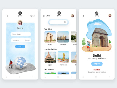 Travel Mobile App UI/UX Design