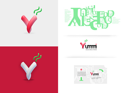 Yummi Food Logo Design brand brand identity branding design food graphic design logo logo design logos