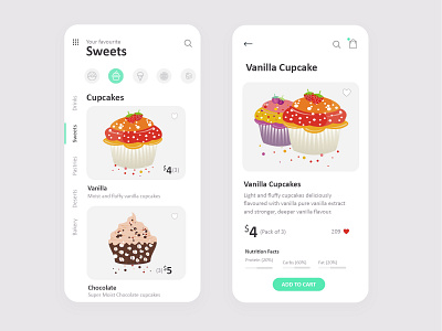 Food Mobile App  UI/UX Design