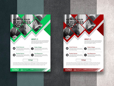 Modern & Corporate Business Flyer Design & layout