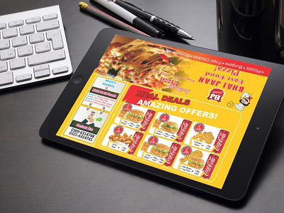 Bhai Jan Fast Food brand design branding brochure design business card design dubai designer fast food fast food flyer flyer artwork flyer design