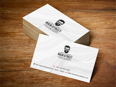 main street Business card