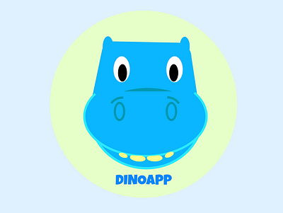 DinoApp Logo application branding dinoapp illustrator illustrator art illustrator design logo minimal mobile application logo svg vector