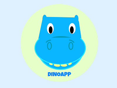 DinoApp Logo application branding dinoapp illustrator illustrator art illustrator design logo minimal mobile application logo svg vector