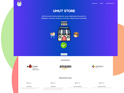 Umut Store - Web Design