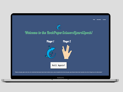 Rock Paper Scissors Lizard Spock - Interactive Website