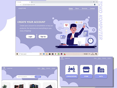 UI/UX WEB STROE COMPUTER