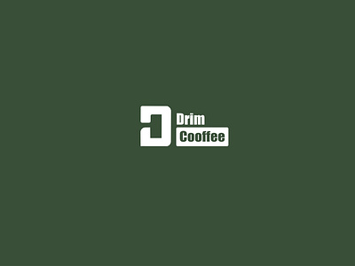 Drim Coffee letter D logo