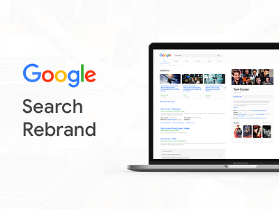 Google Search Redesign 2018 application google internet search