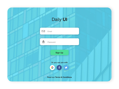 Daily UI - Login Screen