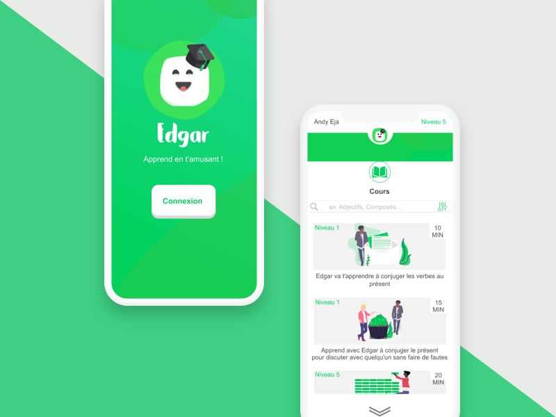 Edgar relief work mobile application green madagascar education