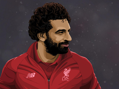 mohammad salah adobe adobe illustrator adobe photoshop art champion flat illustration illustration illustrator liverpool mosalah photoshop vector vector art vector illustration