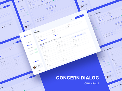 CRM software redesign for a Law Firm crm software ui ux web design