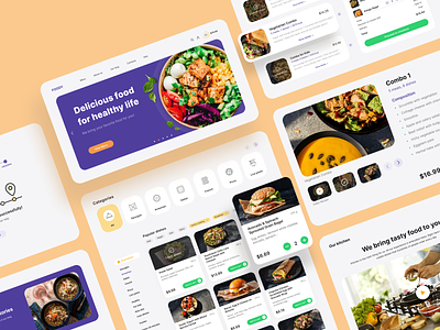 E-commerce website for Foody