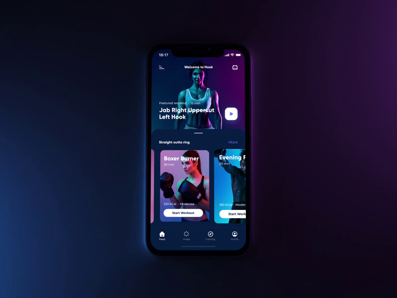 Boxing app demo video by Flexy Global on Dribbble
