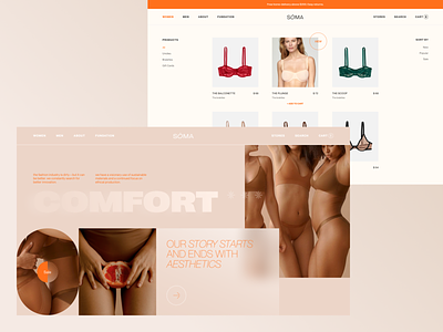 Lingerie App Design designs, themes, templates and downloadable graphic  elements on Dribbble