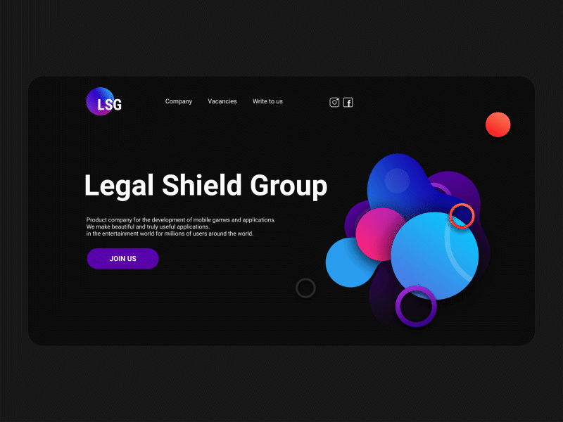 Website background animation by Sergey Grinevich on Dribbble