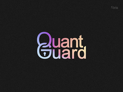 QuantGuard logo branding design logo typography vector